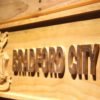 Bradford City AFC Crest Wood Sign