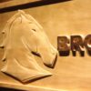 Brisbane Broncos Wood Sign