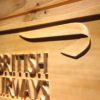 British Airways Wood Sign