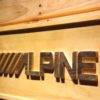 Alpine Wood Sign