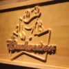 Budweiser Frog Wood Sign