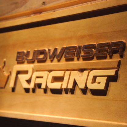Budweiser Racing Wood Sign neon sign LED