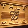Budweiser True Music Wood Sign