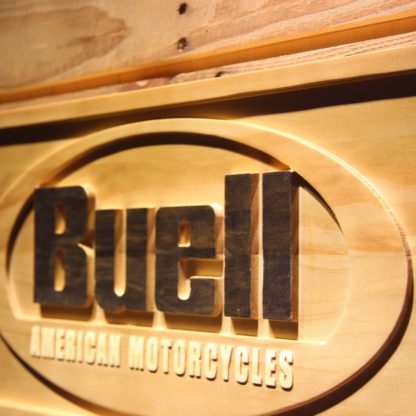 Buell Wood Sign neon sign LED