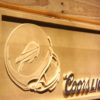 Buffalo Bills Coors Light Helmet Wood Sign