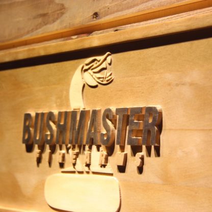 Bushmaster Wood Sign neon sign LED