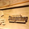Calgary Stampeders Helmet Wood Sign