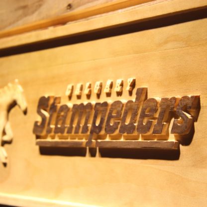 Calgary Stampeders Horse Outline Wood Sign neon sign LED