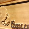 Carolina Panthers Coors Light Helmet Wood Sign