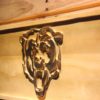 Chicago Bears Bear Logo Wood Sign