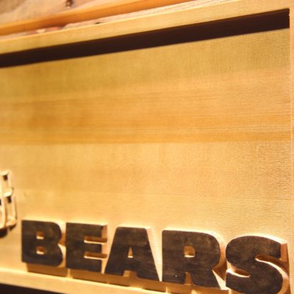 Chicago Bears Helmet Wood Sign neon sign LED