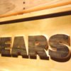 Chicago Bears Text Wood Sign