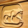 Chicago Cougars Wood Sign - Legacy Edition