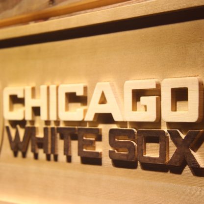 Chicago White Sox 1971-1975 2 Wood Sign - Legacy Edition neon sign LED