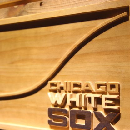 Chicago White Sox Split Wood Sign neon sign LED