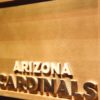 Arizona Cardinals Helmet Wood Sign