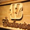 Cincinnati Bengals Budweiser Wood Sign