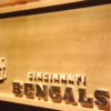 Cincinnati Bengals Helmet Wood Sign