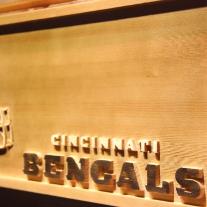 Cincinnati Bengals Helmet Wood Sign neon sign LED