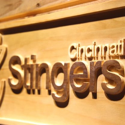 Cincinnati Stingers Wood Sign - Legacy Edition neon sign LED