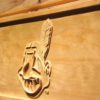 Cleveland Indians Logo Wood Sign