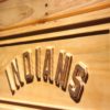 Cleveland Indians Text Wood Sign