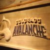 Colorado Avalanche Wood Sign