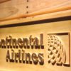 Continental Airlines Wood Sign