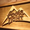 Coors Light Mountain Wood Sign