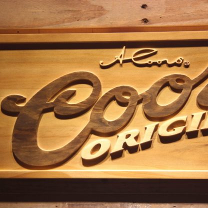 Coors Original Wood Sign neon sign LED