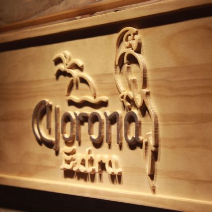 Corona Extra - Parrot Wood Sign neon sign LED