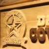 Dallas Cowboys Badge Wood Sign