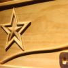 Dallas Cowboys Split Wood Sign