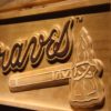 Atlanta Braves Wood Sign