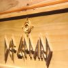 Def Leppard Wood Sign