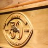 Denver Broncos 50th Anniversary Logo Wood Sign - Legacy Edition