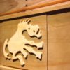 Denver Broncos 1962-1965 Helmet Logo Wood Sign - Legacy Edition