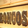 Denver Broncos 1968-1996 Logo Wood Sign - Legacy Edition