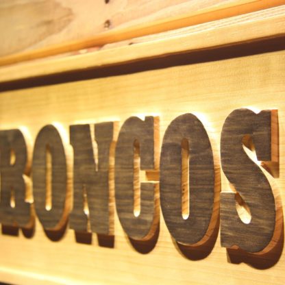 Denver Broncos 1968-1996 Logo Wood Sign - Legacy Edition neon sign LED