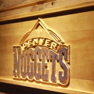 Denver Nuggets Wood Sign neon sign LED