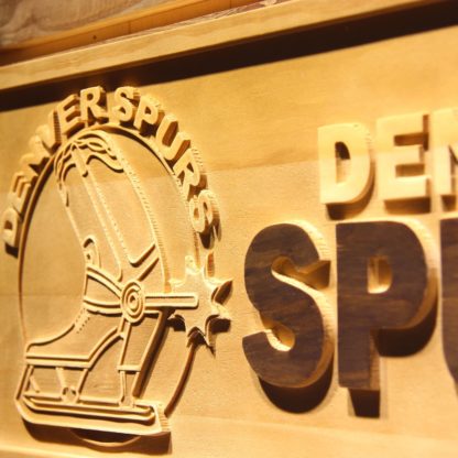 Denver Spurs Wood Sign - Legacy Edition neon sign LED