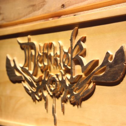 Dethklok Wood Sign neon sign LED