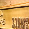 Detroit Lions Helmet Wood Sign