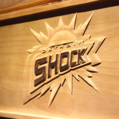 Detroit Shock Wood Sign neon sign LED