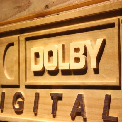 Dolby Digital Wood Sign neon sign LED