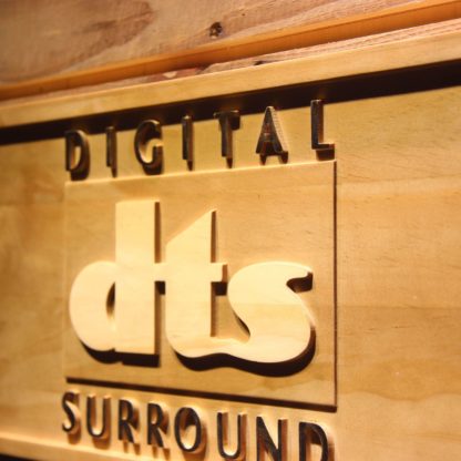 dts Digital Surround Wood Sign neon sign LED