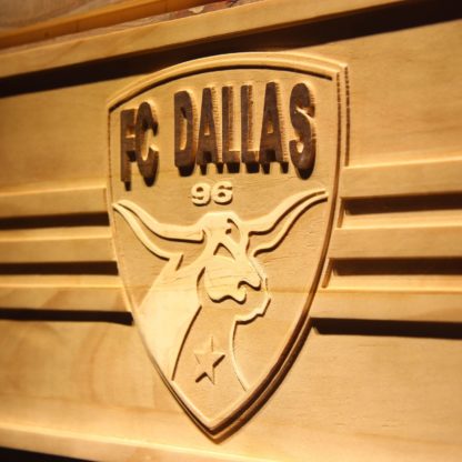 FC Dallas Wood Sign neon sign LED