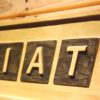 Fiat Wood Sign
