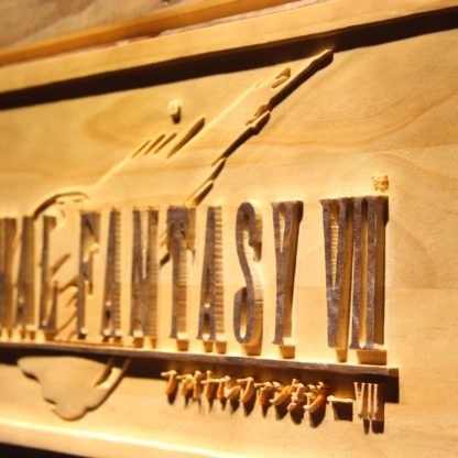 Final Fantasy VII Wood Sign neon sign LED