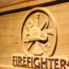 Fire Fighter Wood Sign